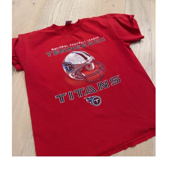 Vintage Graphic T shirt Tennesse Titans Size Large Delta Tag Cotton - Picture 4 of 4